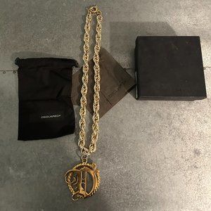 Dsquared2 Gold Rope Chain Necklace